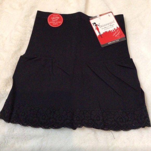 2/$40 SKINNY GIRL XL, BLACK W LACE SHAPER GARMENT - Picture 5 of 5